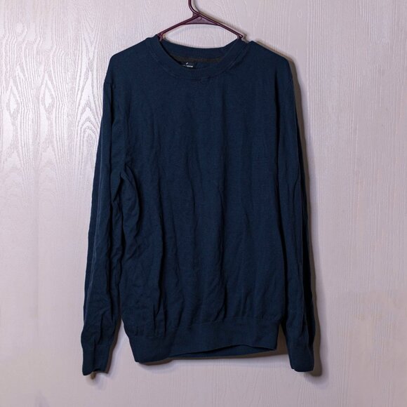 Daniel Hechter Other - Daniel Hechter Navy Cotton & Cashmere Men's Sweater - Size XL